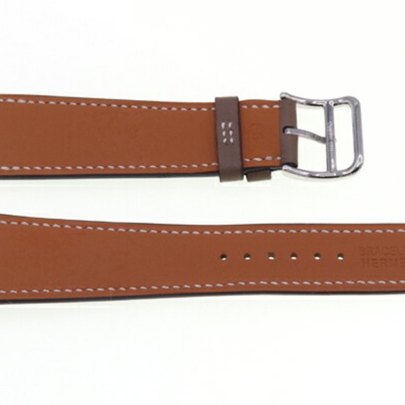 Hermes Replacement Strap, Etoupe, Swift Leather, Y Stamp, Watch, Ladies, HERMES - Picture 2 of 4